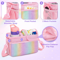 Panier de vélo imperméable coloré personnalisé, sac d'épaule avant, sac de tube supérieur pour vélo, sac léger pour scooter, pour enfants, cyclisme quotidien