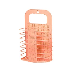 <b>Foldable</b> laundry <b>basket</b> for home use, bathroom laundry bin, wall-mounted. - Product Image 3
