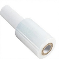 Rouleau de film étirable transparent avec poignée 10 cm x 148 m, film d'emballage auto-adhésif pour déménagement et stockage