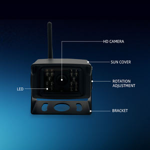 Cámara de Visión Trasera Inalámbrica Wemaer con <span class=keywords><strong>18</strong></span> LED IR de Visión Nocturna a Prueba de Agua + Monitor de 4.5 Pulgadas para RV, Autobús, Camión, Remolque - Product Image 6