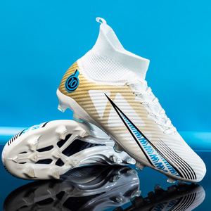 Zapatillas <span class=keywords><strong>de</strong></span> <span class=keywords><strong>Fútbol</strong></span> Profesionales Baratas Originales con <span class=keywords><strong>Tacos</strong></span> Plateados para Entrenamiento Deportivo en Césped Artificial, Ligeras y Suaves para Hombre y Mujer - Product Image 6