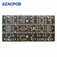 Fabrication de circuits imprimés (PCB) RF micro-ondes haute fréquence personnalisés SZACPCB, 12 couches 3-Stackup et 6 couches 2-Stackup pour la communication radar 5G
