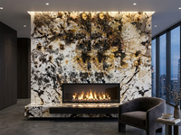 Dalle de quartzite Patagonia |   Pierre exotique de luxe rétroéclairée |   Caron Stone