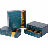 Boîtes carrées personnalisables haut de gamme en papier kraft recyclable, imperméables, adaptées aux aliments, avec doublure en éponge, fermeture magnétique et pelliculage mat