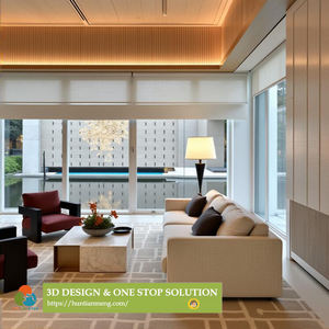 שירות עיצוב רהיטים פנימיים וחומרי בניין של הספק עבור הדמיית תלת מימד של תוכניות קומת בנייה - Product Image 1