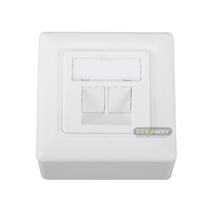 Ổ cắm hộp 1 2 3 cổng tường mặt tấm bề mặt gắn kết faceplate hộp dưới cùng cho <span class=keywords><strong>RJ45</strong></span> cáp mạng - Product Image 5