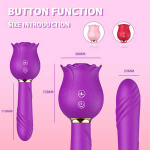 12 fréquences aspiration et <span class=keywords><strong>queue</strong></span> Vibration Rose gode vibrateur sexuel Rose Sex Toy sucer Clitoris vibrateur pour femmes dames - Product Image 2