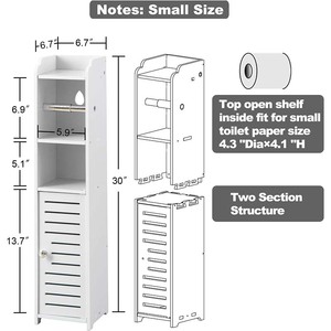 Casiers de ferme en bois blanc personnalisés porte-<span class=keywords><strong>papier</strong></span> hygiénique en bois <span class=keywords><strong>pour</strong></span> <span class=keywords><strong>petit</strong></span> casier de rangement de salle de bain en bois - Product Image 3