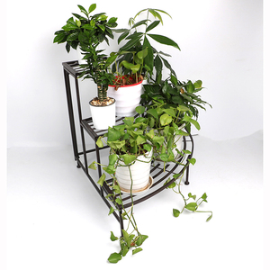 Offres Spéciales Haute Qualité En <span class=keywords><strong>Acier</strong></span> Inoxydable Et fer Supports de Plantes Ensemble Décoration De La Maison à 3 niveaux En <span class=keywords><strong>Acier</strong></span> En Métal Présentoir de Fleurs - Product Image 4