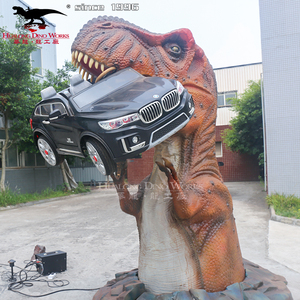 Animatronic T Rex cabeza de dinosaurio Jurásico película dinosaurio lucha escena - Product Image 2