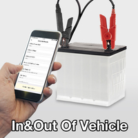 BST 360 Clip de prueba de batería Bluetooth 12V Analizador de batería de coche Probador automático con sistema de carga Prueba de arranque