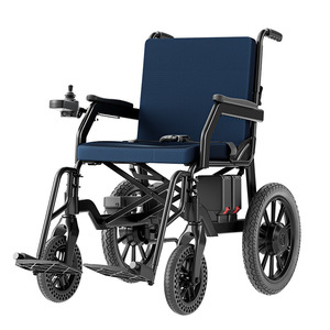 Electric Wheelchair D3-A Aluminum Alloy <b>Frame</b> 5Cm Reinforced Chassis With Rotation Footrest And Electromagnetic Brake System - Product Image 2