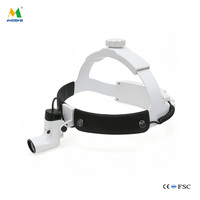 Lampe frontale chirurgicale LED sans fil MB-JD2000 198000 Lux, rechargeable, pour chirurgie, ORL, dentaire et vétérinaire