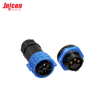 Connecteur hybride étanche M25 3+13 broches mâle-femelle 30A 5A 300V 60V IP67 auto-bloquant circulaire