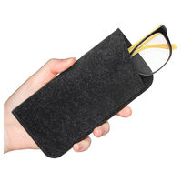 Étui à lunettes en microfibre de haute qualité et tendance, avec logo personnalisé, étui de rangement pour lunettes, sac à lunettes confortable