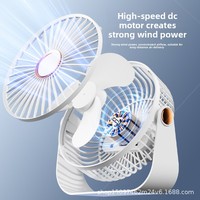 Nouveau petit ventilateur de bureau USB pour usage professionnel, longue autonomie, refroidissement estival, silencieux 36-45dBA, autonomie de 6-8h, 3 vitesses de vent