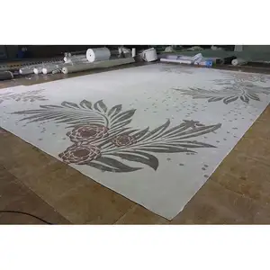 พรมเช็ดเท้ารูปเรขาคณิต,พรมโมร็อคโคสำหรับพระราชวังหลวง - Product Image 1