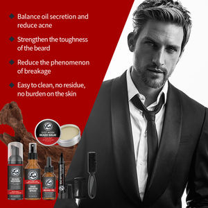 Kit <span class=keywords><strong>de</strong></span> soin <span class=keywords><strong>pour</strong></span> homme le plus vendu, 100% naturel, biologique, soin <span class=keywords><strong>de</strong></span> la <span class=keywords><strong>barbe</strong></span>, nettoyage doux, hydratation, réparation, <span class=keywords><strong>huile</strong></span> sans dommage, 60 ml - Product Image 2