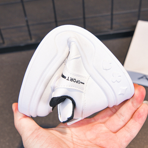 Sneakers Classiche Bianche per Bambini, Scarpe Casual Antiscivolo e Resistenti all'Usura per Scuola e Gioco Quotidiano - Product Image 6