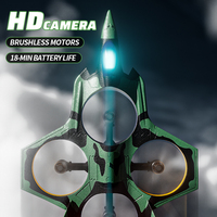 2023 nouveau 2.4g Brushless Motor Fighter Jet Intelligent avion volant télécommande Drone avec caméra haute définition 4k pour les enfants