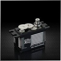 Servomoteur numérique étanche KINGMAX SW01BS 28KG de couple 25T en aluminium CNC avec engrenage en acier et moteur brushless pour bateau RC