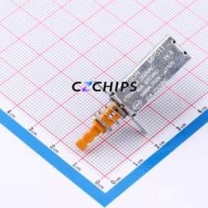 MPS11-GL18O-R Pushbutton Switch Through hole Component (THT) Switch Single Pole Single Throw Self-Locking 100000 16A - Product Image 1