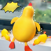 Grand jouet anti-stress en caoutchouc souple Big Mac, canard géant surdimensionné pour la décompression et le jeu, jouet de mariage, vente en gros disponible