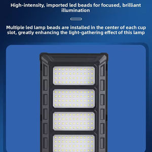 Farola Solar LED para Exteriores con Encendido/Apagado Automático del Anochecer al Amanecer para Iluminación de Caminos en Pueblos, Escuelas y Campus - Product Image 4