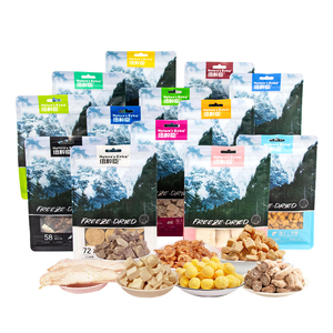 N4p Bán Chạy Nhất New Đông Khô Thức Ăn Vật Nuôi Loạt-Vịt & Cá Hồi Hỗn Hợp 100% Tươi Thịt Mèo Con Chó Xử Lý Vật Nuôi Đồ Ăn Nhẹ - Product Image 1