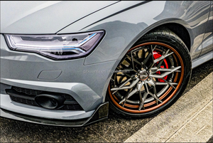9 y0.2 auto Segmental FD stile segmentato paraurti anteriore Splitter per Porsche Cayenne Suv coupé diffusore labbro anteriore - Product Image 6