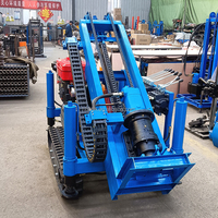 Mini équipement de forage pneumatique hydraulique sur chenilles pour l'exploitation minière, type forage en profondeur, prix du forage DTH avec mèche de forage à percussion