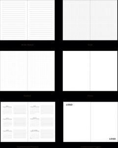Carnet en papier kraft écologique avec impression UV et couture personnalisées, logo professionnel, possibilité d'écriture facile et couleurs personnalisables - Product Image 5