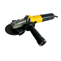 Meuleuse d'angle ultra-plat 125 mm à vitesse variable, moteur sans balais, tête d'engrenage fine pour le débavurage du métal et le meulage de moules