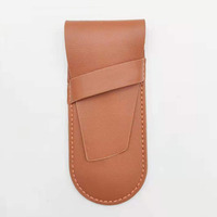 Funda de cuero de lujo para unidad flash USB con llavero, funda protectora para tarjetas de memoria, bolsa de almacenamiento con hebilla y llavero