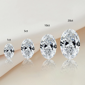 Diamantes Cultivados en Laboratorio de 1ct 2ct 3ct 3.5ct de Fábrica CVD, Claridad VS1, Color D, Corte Ovalado Excelente para Joyería - Product Image 6