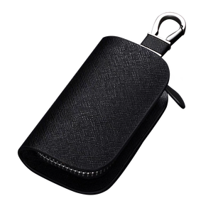 Porte-clés de voiture en cuir Porte-clés universel pour <span class=keywords><strong>BMW</strong></span> Mercedes Audi VW Bentley Toyota Honda Hyundai MG Accessoires de protection de clé - Product Image 1