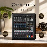 PADOCK Console de mixage numérique professionnelle 16 canaux - 99 effets DSP avec Bluetooth - MD-24X