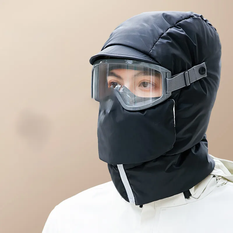 Прямые продажи с фабрики теплые ветрозащитные водонепроницаемые русские Балаклавы Лыжные шапки с защитными очками