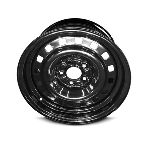 ล้อแม็กซ์ขนาด 16 นิ้ว 16x6.5 PCD 5x114.3 มม. สีดำ ผลิตจากเหล็ก สำหรับล้อหิมะ - Product Image 4