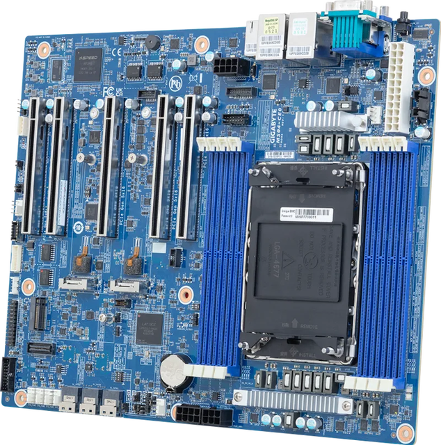 MS04-CE0 Server Motherboard with LGA 7529 Chipset Six Gen Intel Xeon Processors DDR5 Memory 6400mt/s 2 X 1 Gb/s LAN Ports New