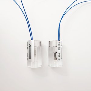 สวิตช์ควบคุมการไหลแบบรีด PMMA รุ่น FAFS-5030-50-FG1/4A เกลียว G1/4  1.2 ลิตร/นาที เปิด 1 ลิตร/นาที ปิด เซ็นเซอร์ตรวจจับการไหลของของเหลวสำหรับท่อส่ง - Product Image 1