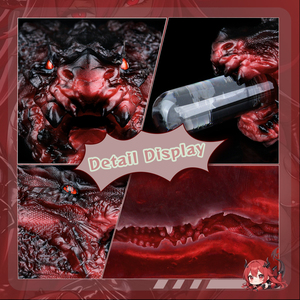 Masturbadores con Diseño de Cabeza de Dragón para Hombres, <span class=keywords><strong>Muñeca</strong></span> de Silicona con Canal Vaginal y Bolsillo para Pene, con Diseño de Fantasía - Product Image 4