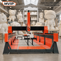 Machine de fraisage CNC à 5 axes pour la fabrication de moules en mousse EPS, routeur CNC ATC, centre de découpe de mousse pour prototypes et modèles à grande échelle
