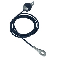 Câble de gymnastique 1.4M-5M, corde métallique, en acier robuste, pièces de rechange pour la gymnastique à domicile, accessoires de poulie Dia de 5mm 6mm