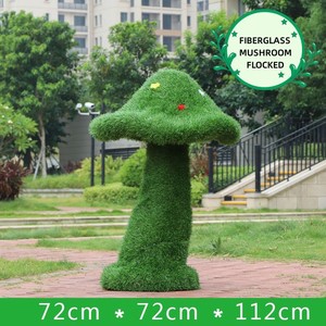 Escultura de Hongo de Resina de Fibra de Vidrio para Jardín, Adorno de Exterior con Simulación de Animales y Hierba, Estatua de Hada, Directo de Fábrica - Product Image 6