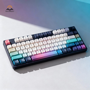 TECHREXY - Juego de Teclas Personalizadas de Resina Cerámica PBT 75%, Transparentes, Estilo Jelly, de Bajo Perfil, con Diseño de Anime y Dibujos Animados, Multicolores, Entrega Rápida - Product Image 2