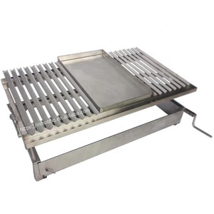 Parrilla de barbacoa argentina con rejilla ajustable, kit de asador incorporado y giratorio - Product Image 5