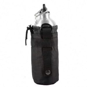 Échantillon gratuit : Porte-bouteille tactique en polyester 600D avec cordon de serrage, pochette à eau pour le sport, sac d'extérieur - Product Image 3