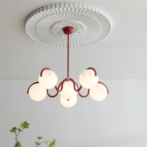 Zgula Modern Minimalist 6-<b>Light</b> Chandelier Round <b>Led</b> Pendant <b>Light</b> For Living Room Bedroom Dining Room - Product Image 4