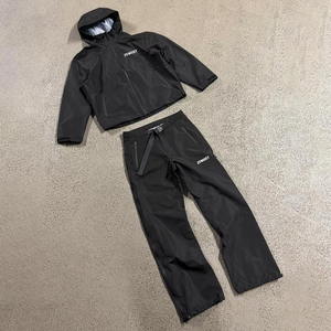 Custom Windproof Waterproof <b>Coat</b> Zip up Jackets and Nylon Pants Set High Quality Jogging Suit Design Tracksuit Windcheater Set - Product Image 1